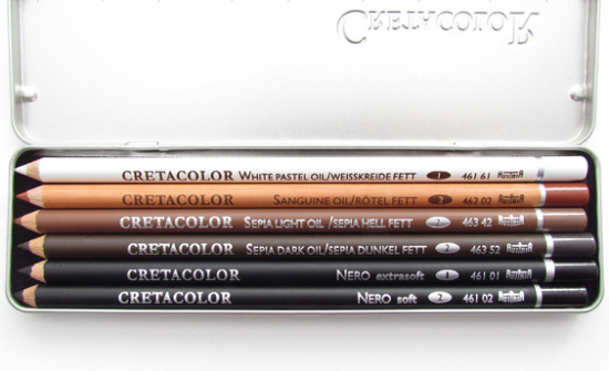 Набор масляных художественных карандашей "Oil Pencils" для набросков и эскизов